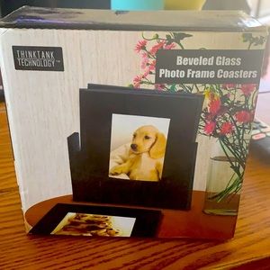 Beveled Glass Photo Frame Coasters